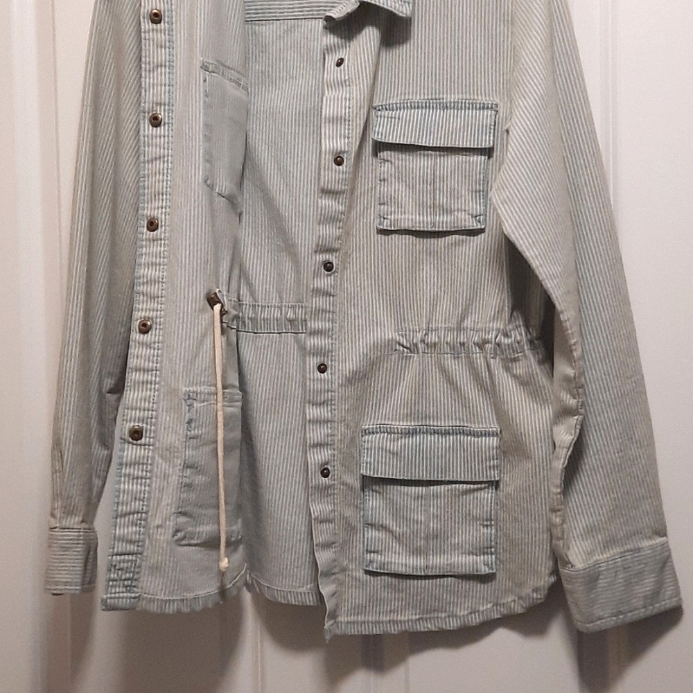 Universal Thread Pinstripe Utility Jacket - Picture 6 of 6